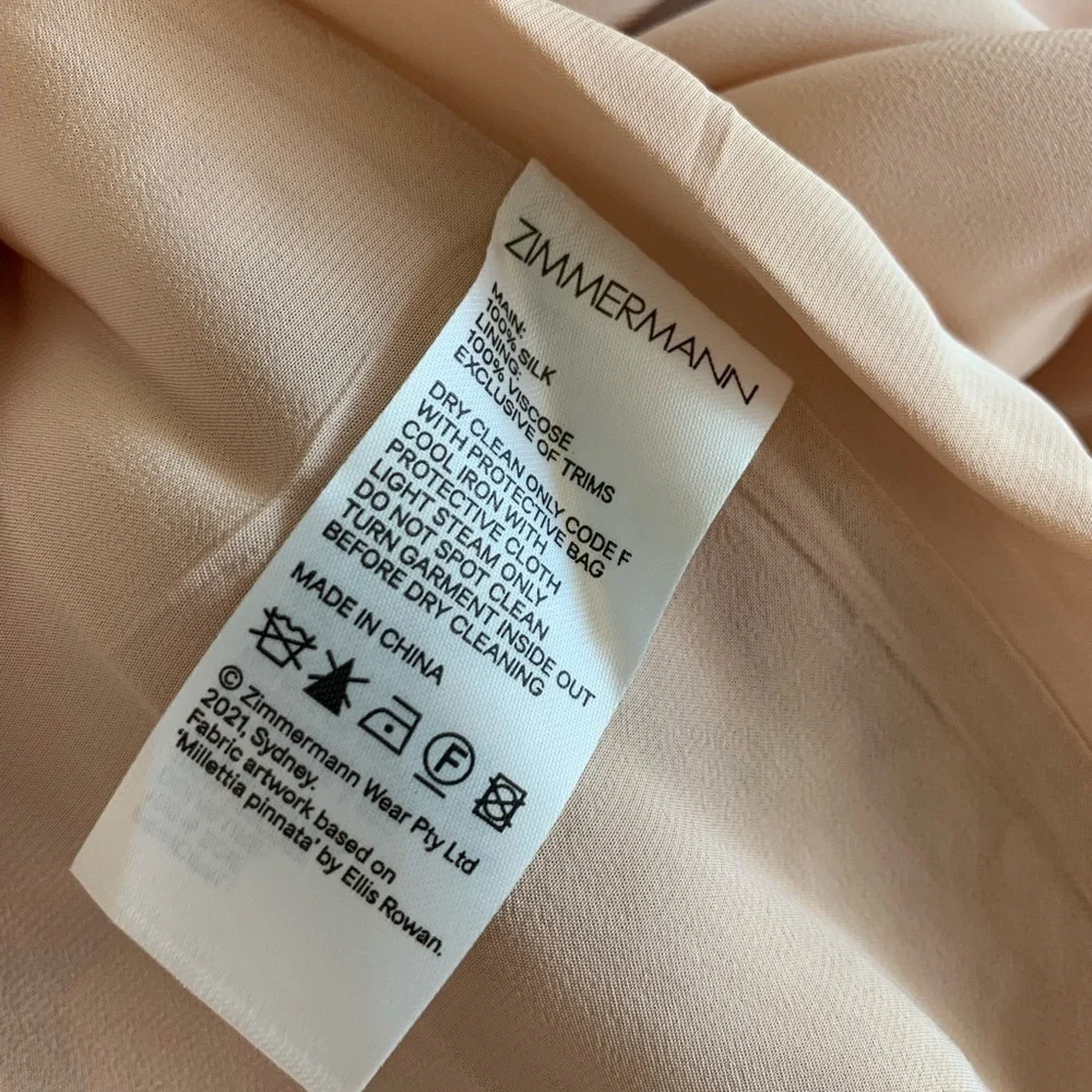 ZIMMERMANN Botanica Printed Cocktail Dress - Picture 9 of 13